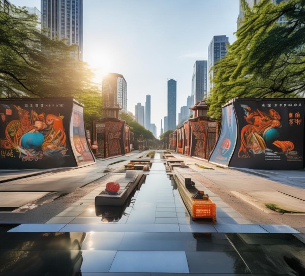 上海公园视觉与文化对话——艺术与商业的完美相遇